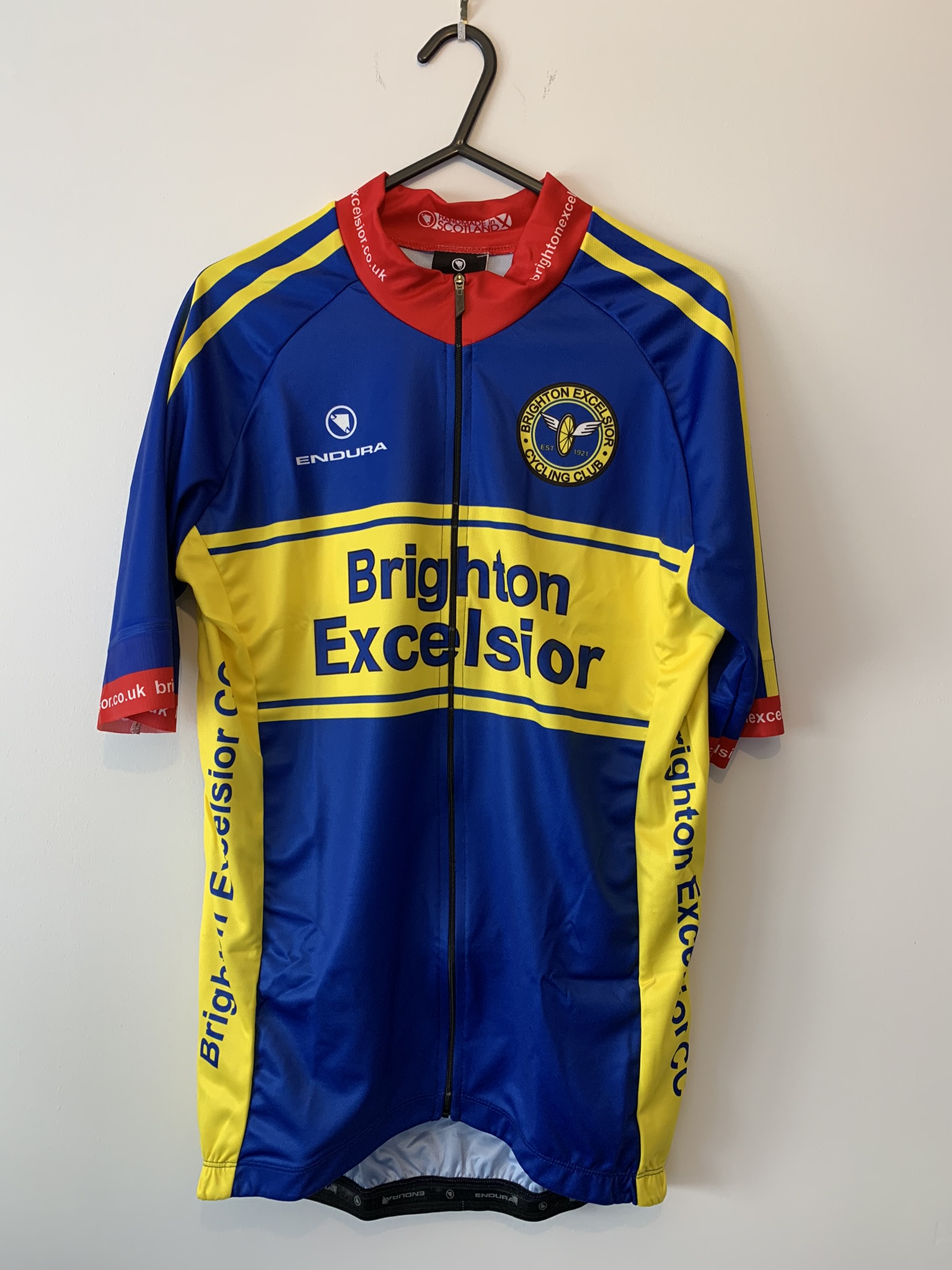 BECC Short Sleeve Full Zip Club Jersey – Brighton Excelsior CC